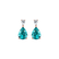 Diamond earrings with Apatite Whispers of Avalon2