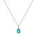 Diamond necklace with Apatite Whispers of Avalon2
