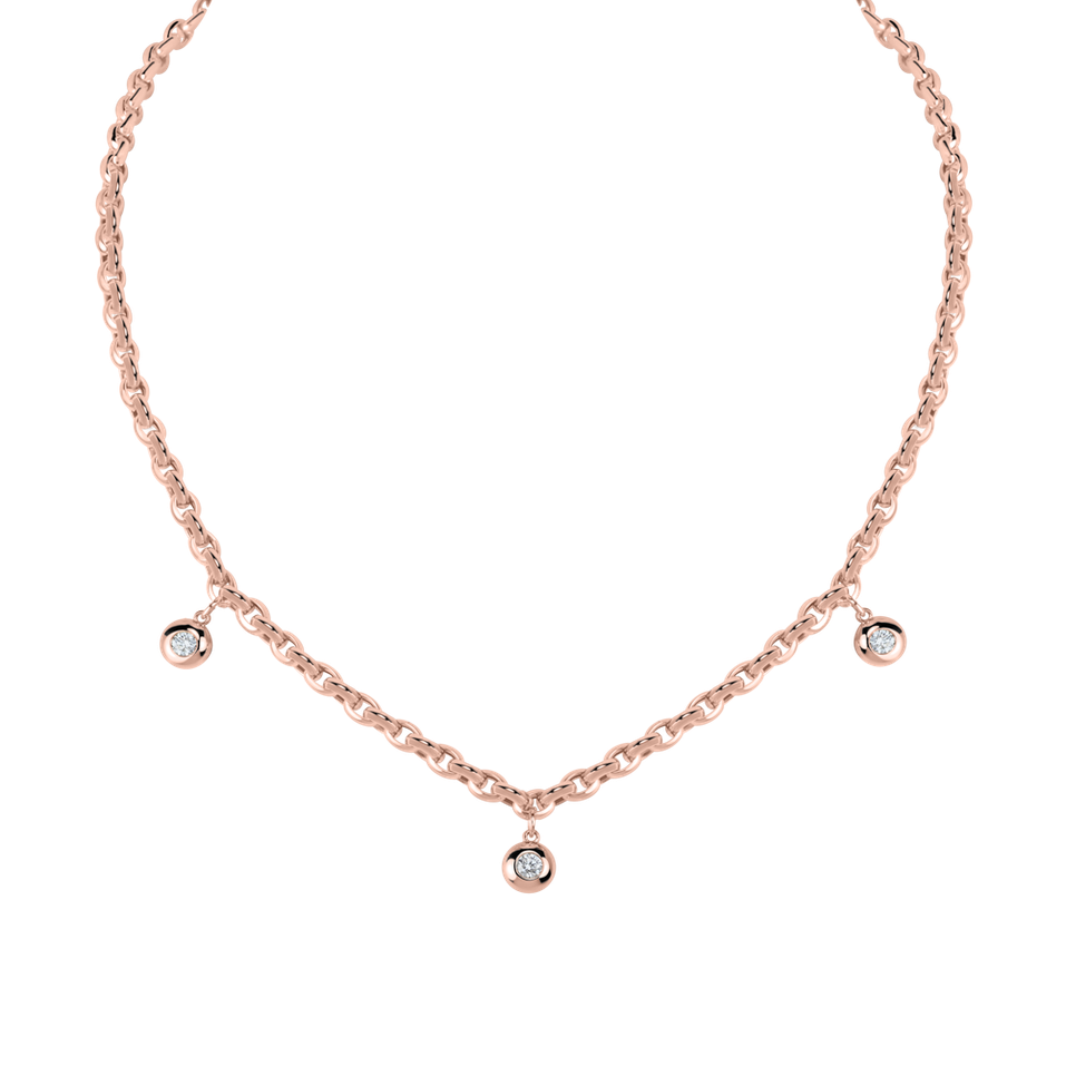 Diamond necklace The Bold