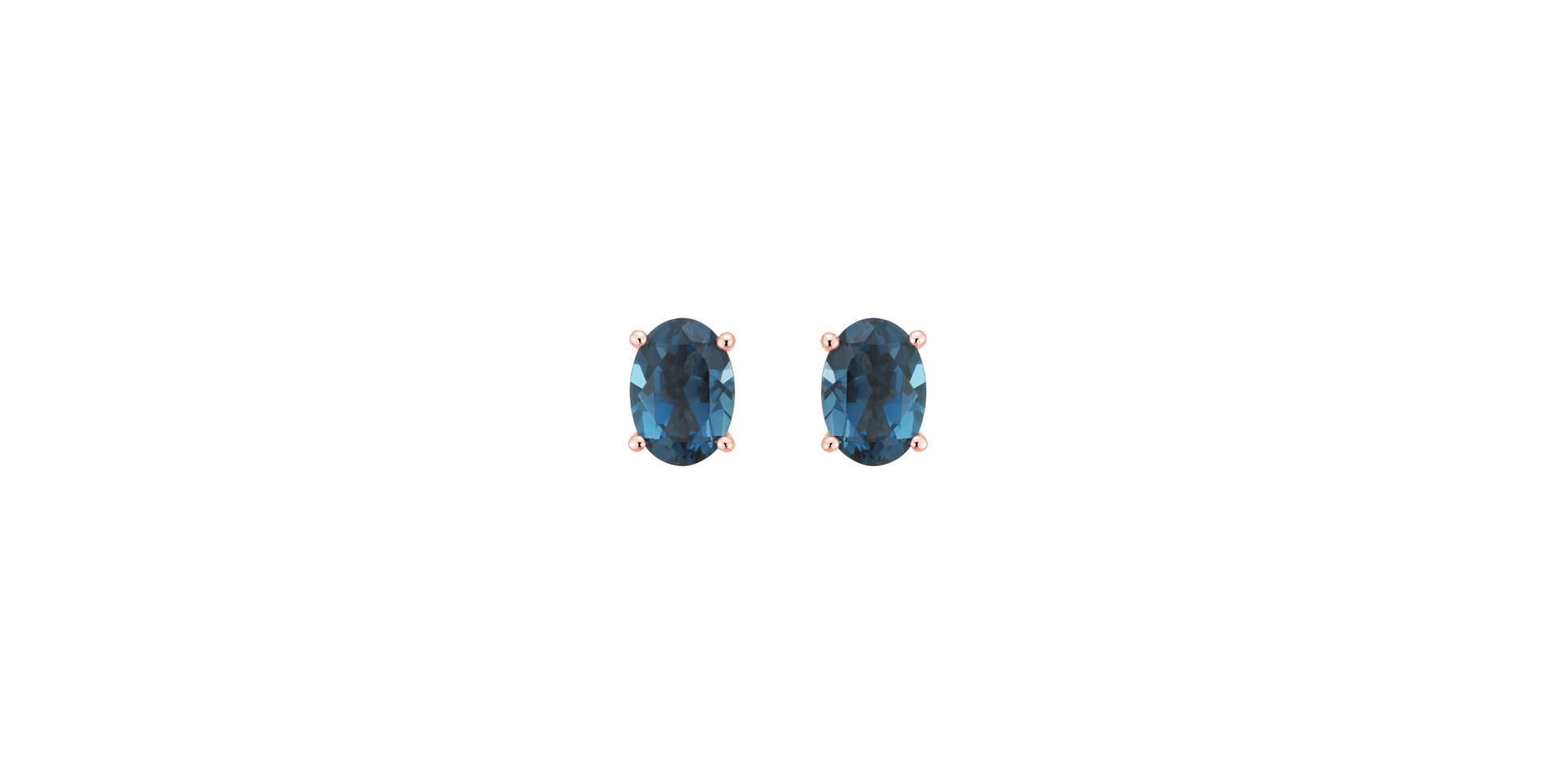Earrings with Topaz Mystic Abyss