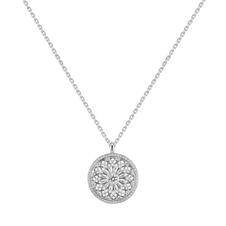 Diamond necklace Heart of Star