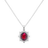 Diamond necklace with Ruby Royal Aurora2