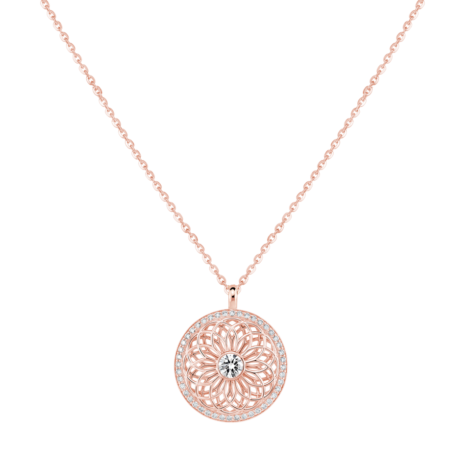 Diamond necklace Heart of Star