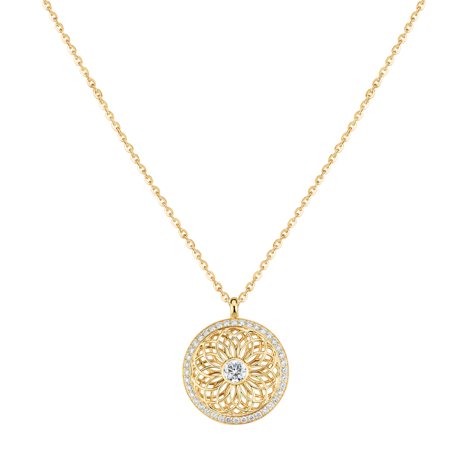 Diamond necklace Heart of Star