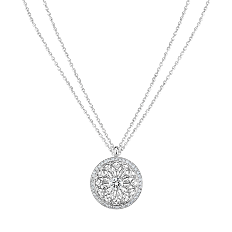 Diamond necklace Heart of Star