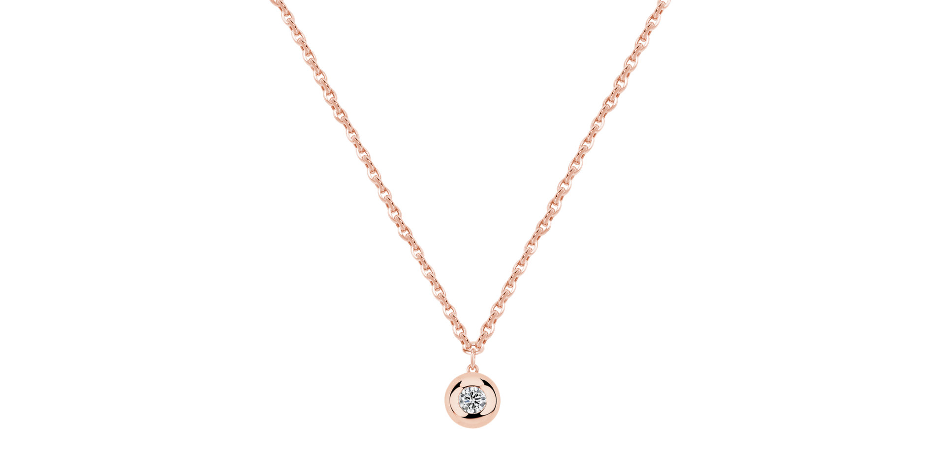 Diamond necklace The Bold