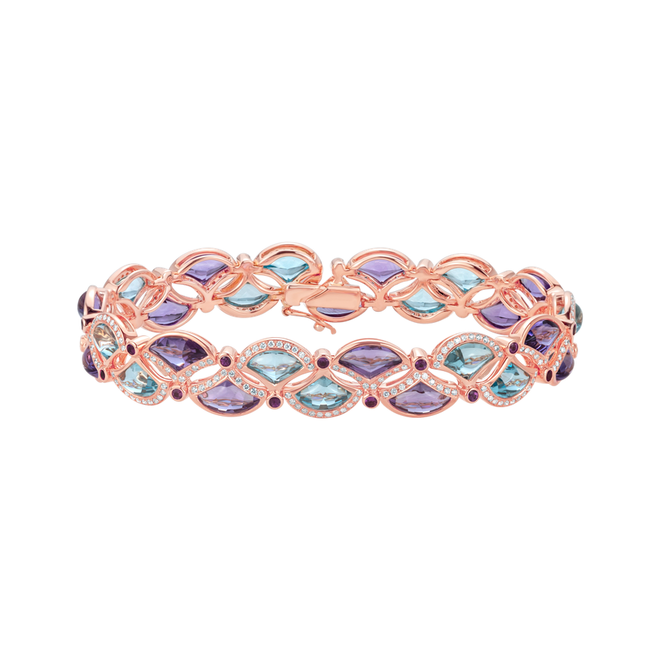 Diamond bracelet with Gems Aetheris