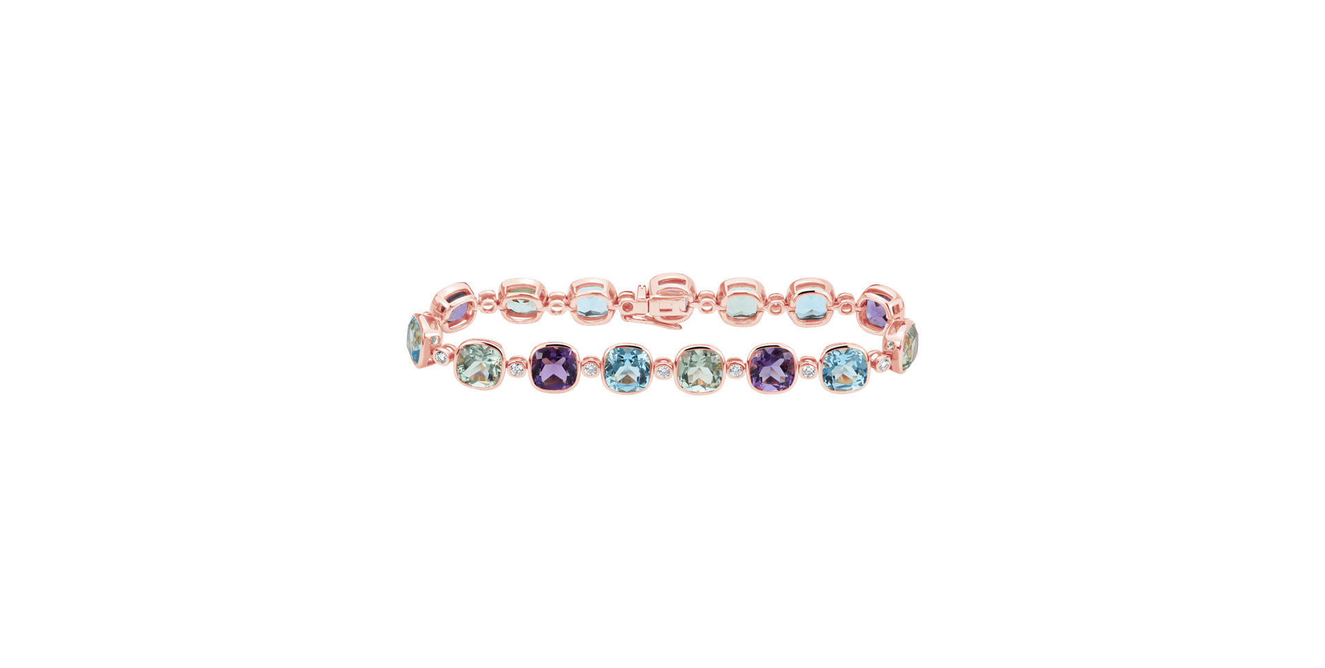 Diamond bracelet with Gems Mythera