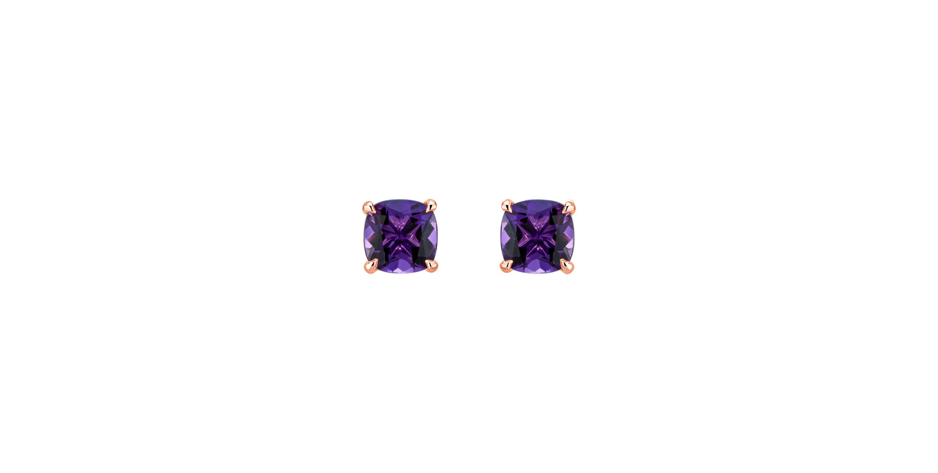 Earrings with Amethyst Araminta
