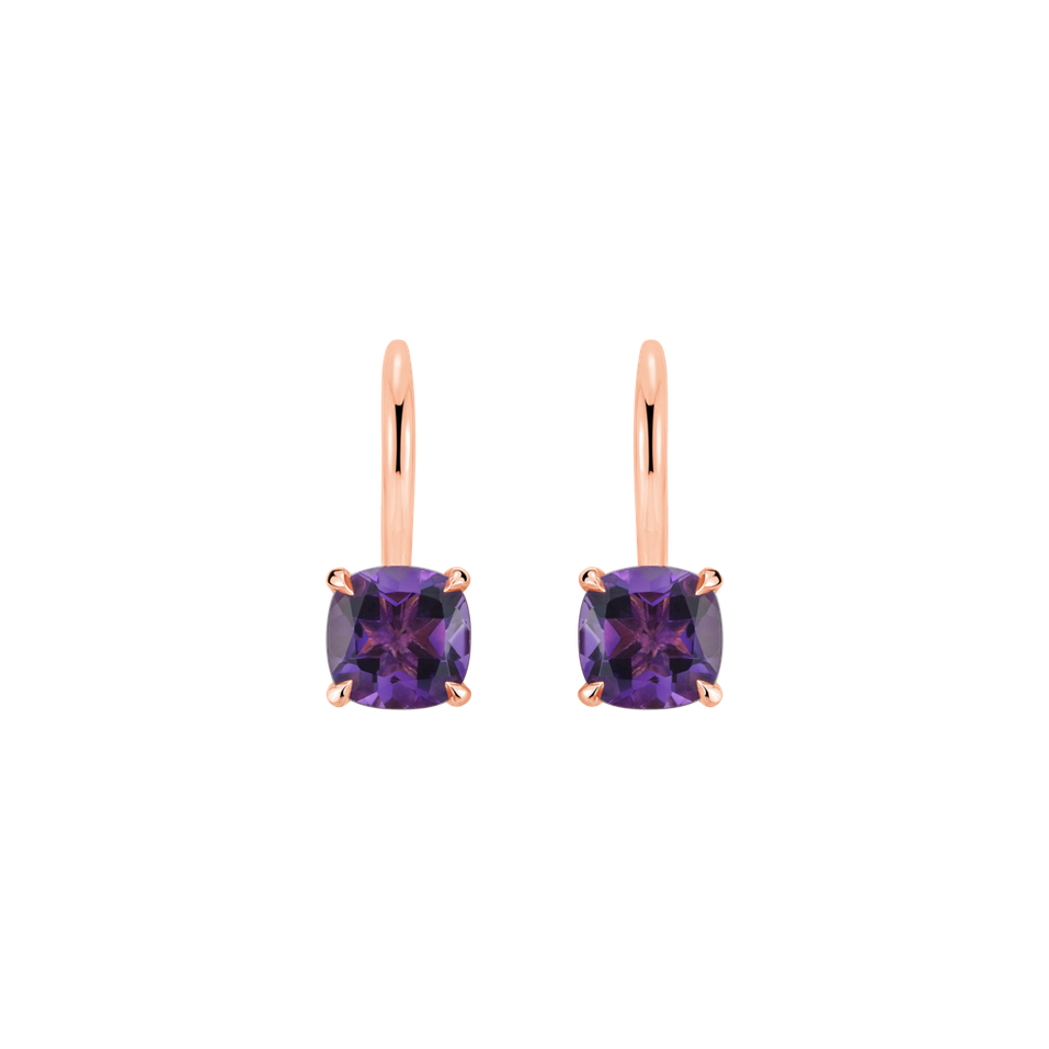 Earrings with Amethyst Araminta