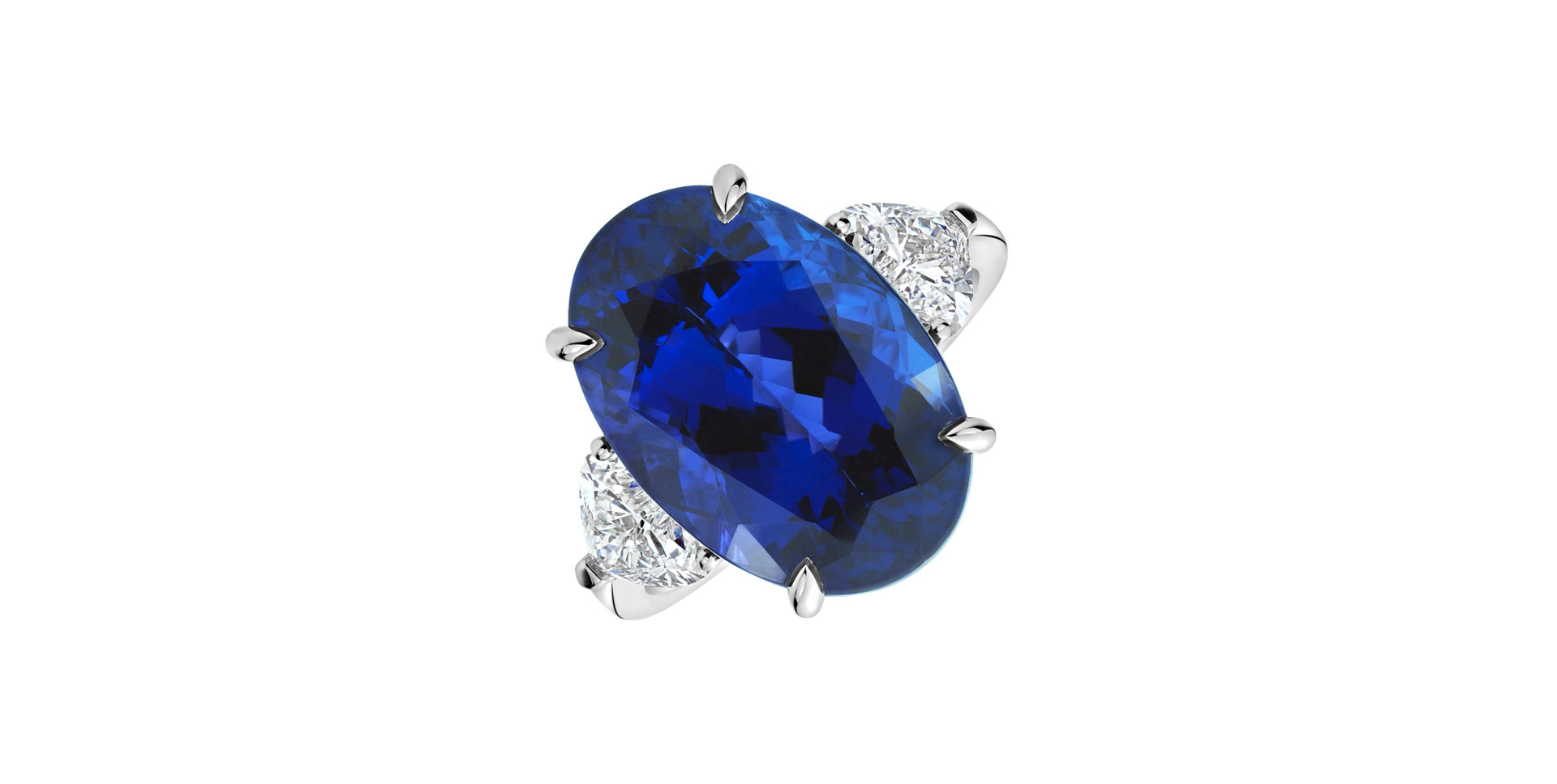 Diamond ring with Tanzanite Dravyn