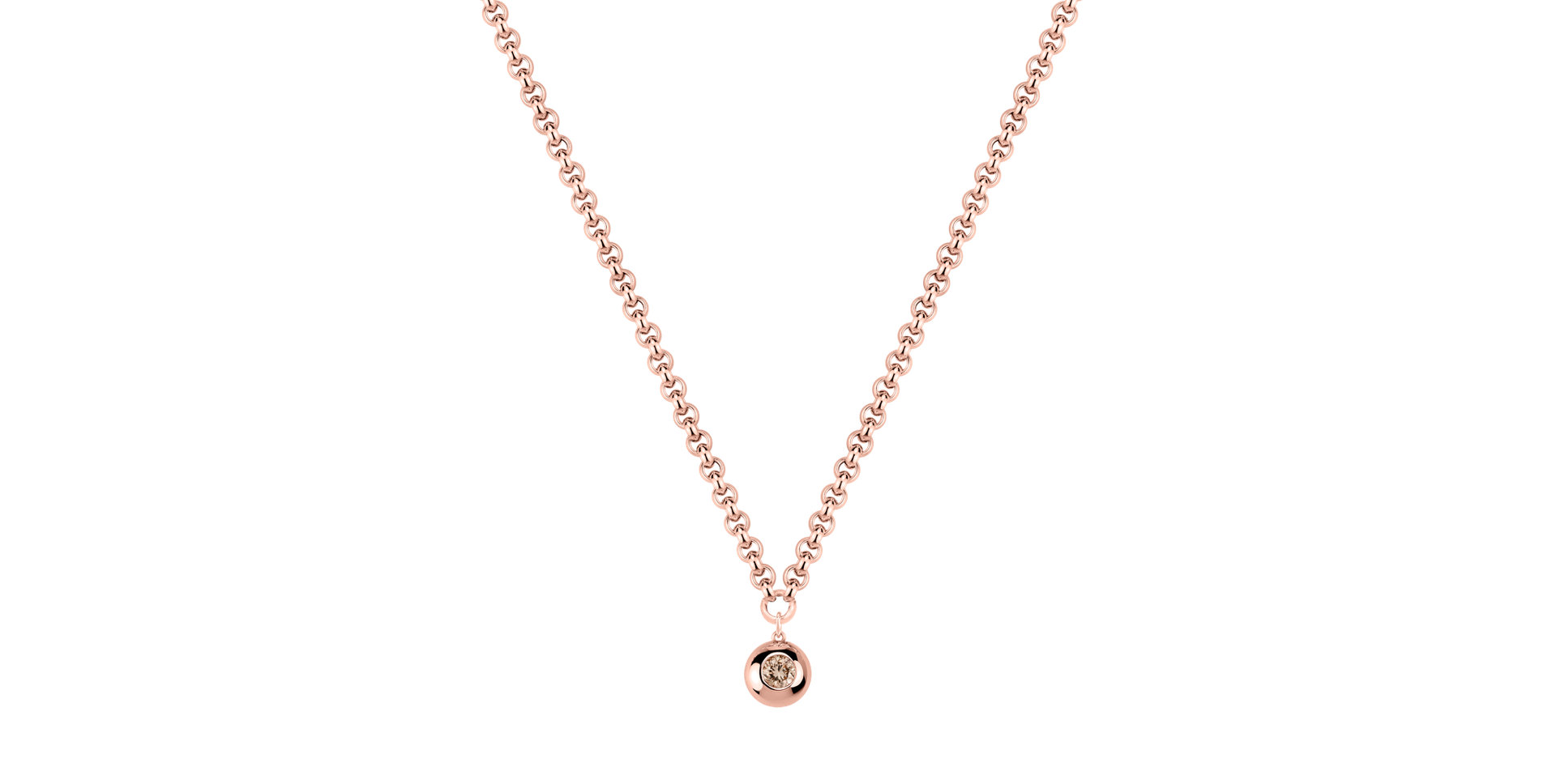 Diamond necklace The Bold