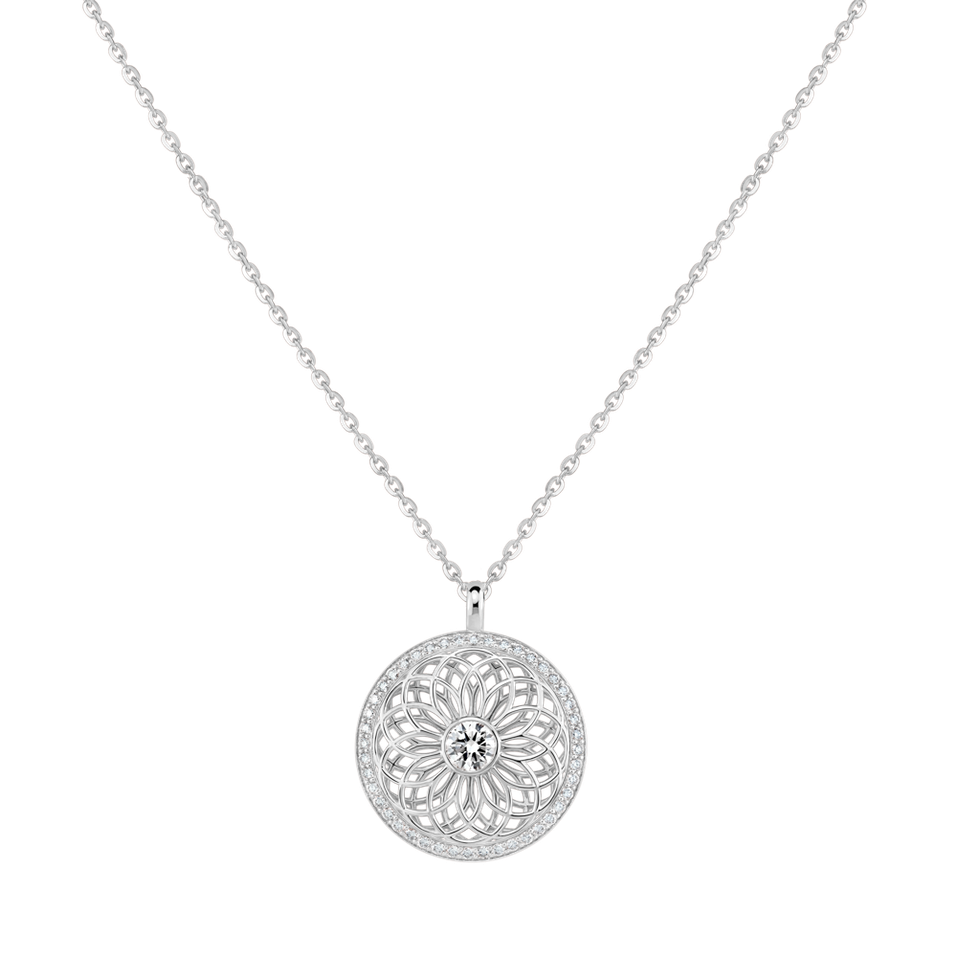 Diamond necklace Heart of Star