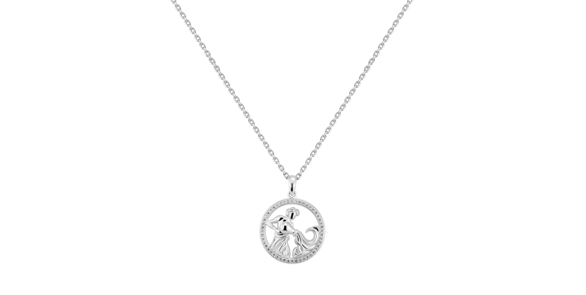 Diamond necklace Starlit Zodiac Aquarius