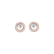 Diamond earring Hidden Circle1