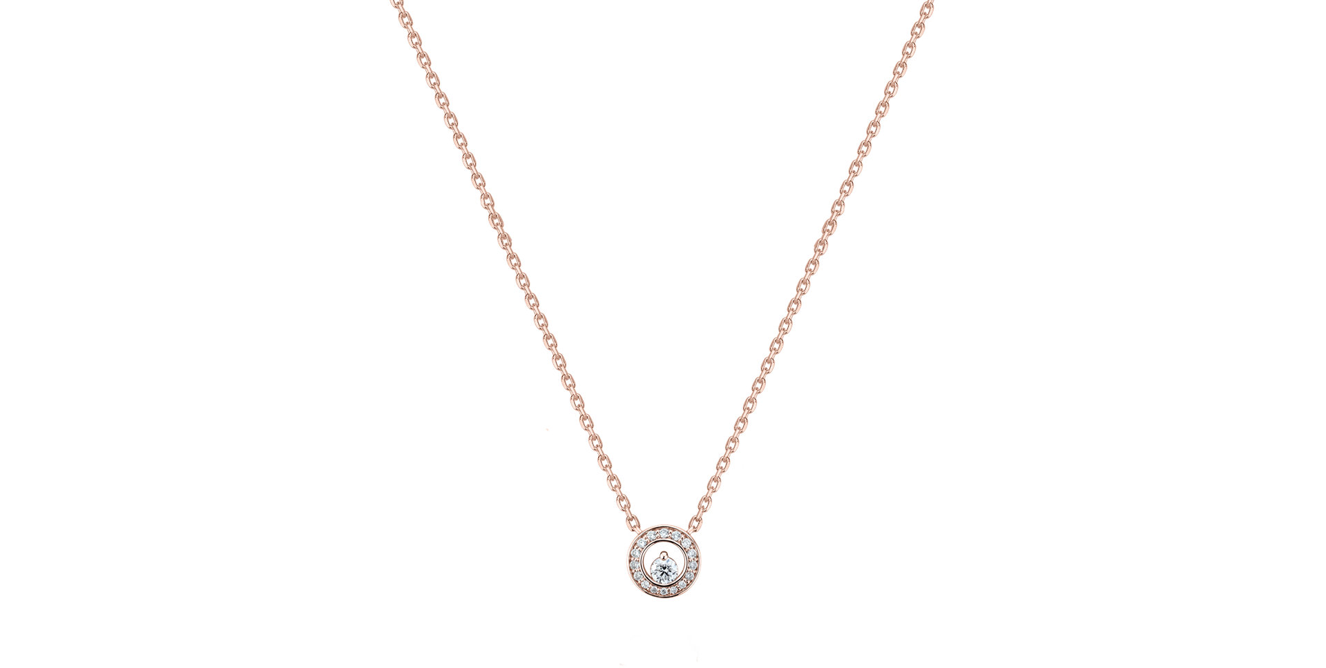 Diamond necklace Hidden Circle
