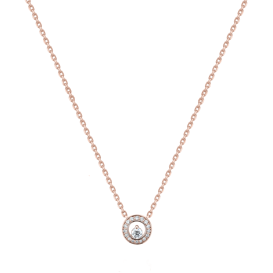 Diamond necklace Hidden Circle