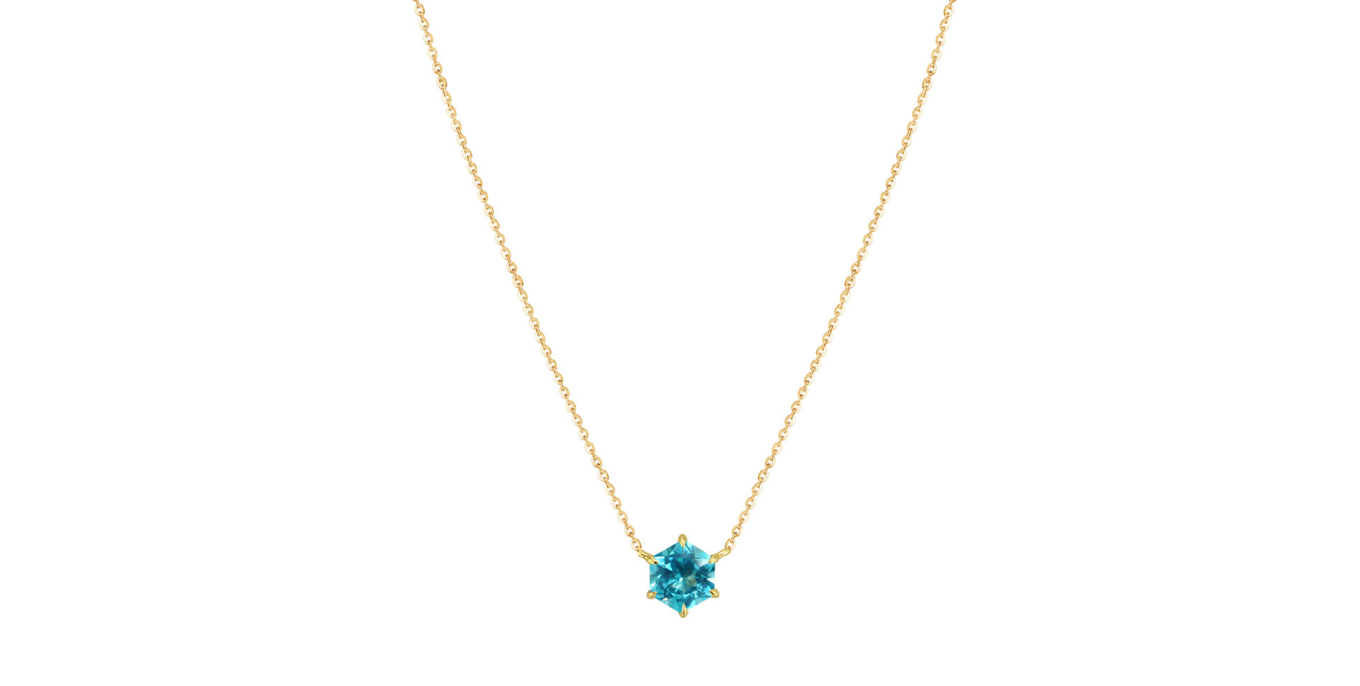 Necklace with Apatite Hidden Thunder