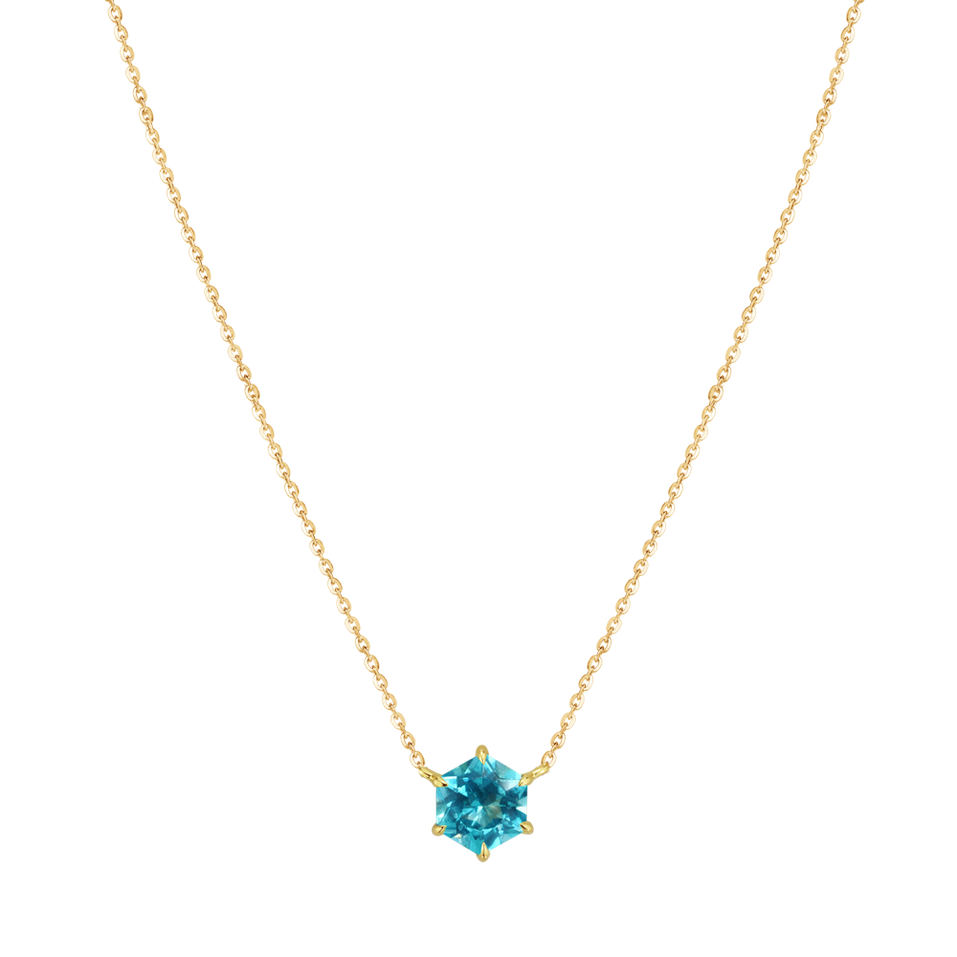 Necklace with Apatite Hidden Thunder