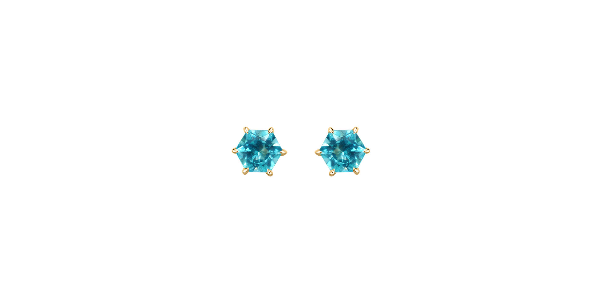 Earrings with Apatite Hidden Thunder