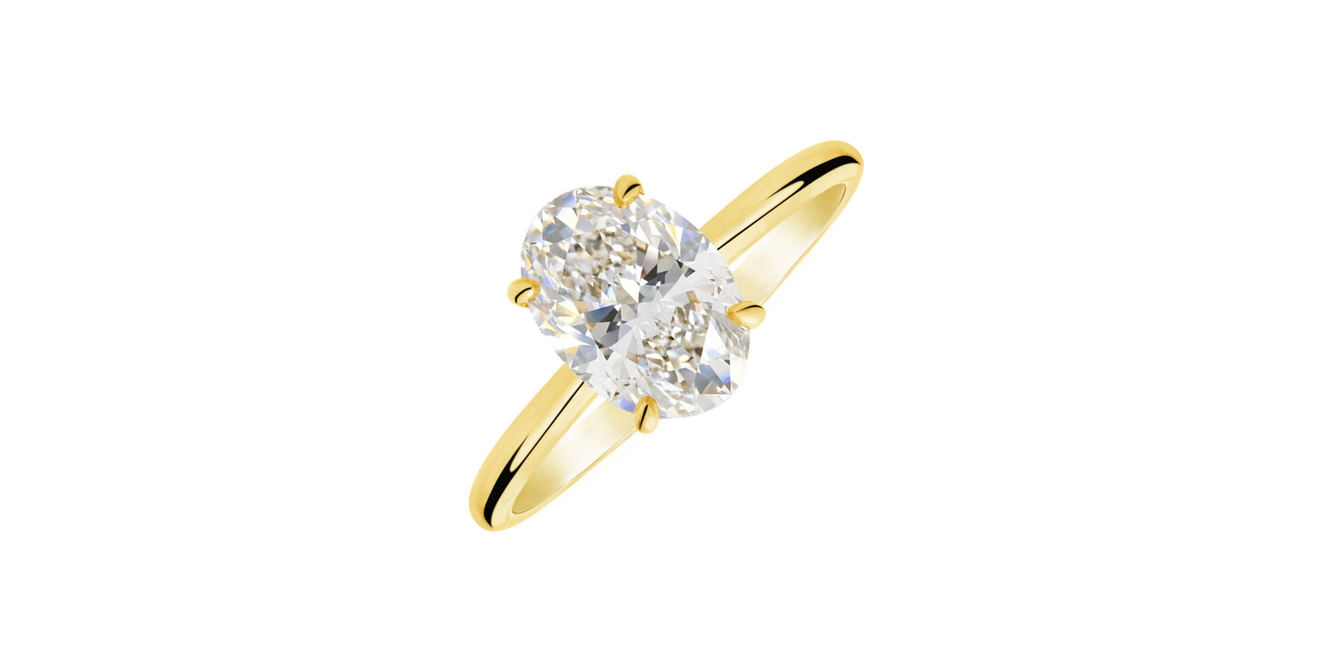 Diamond ring Ivory Gleam