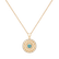 Diamond necklace with Apatite The Spiral of Life2