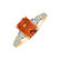 Diamond ring with Citrine Majestic Imagination1