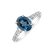 Diamond ring with Topaz london Shimmering dazzle1