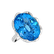 Diamond ring with Topaz Ice Blossom2