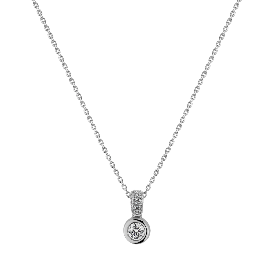 Diamond necklace Delicate Drop