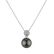 Diamond necklace with Pearl Ocean Dusk2