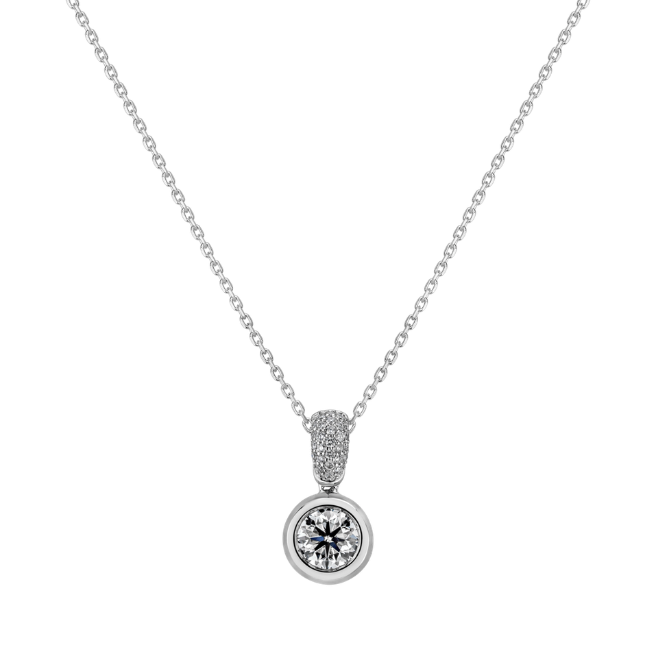 Diamond necklace Delicate Drop