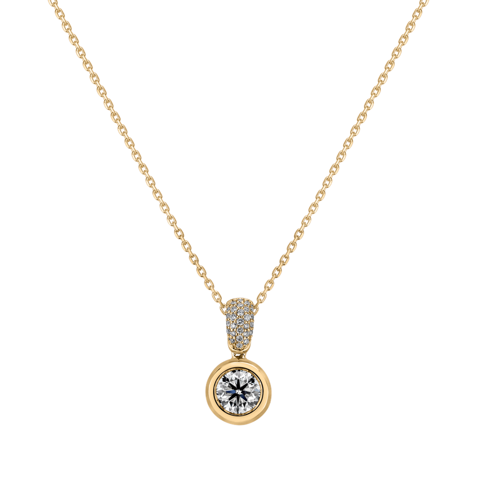 Diamond necklace Delicate Drop