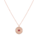 Diamond necklace with Ruby The Spiral of Life1