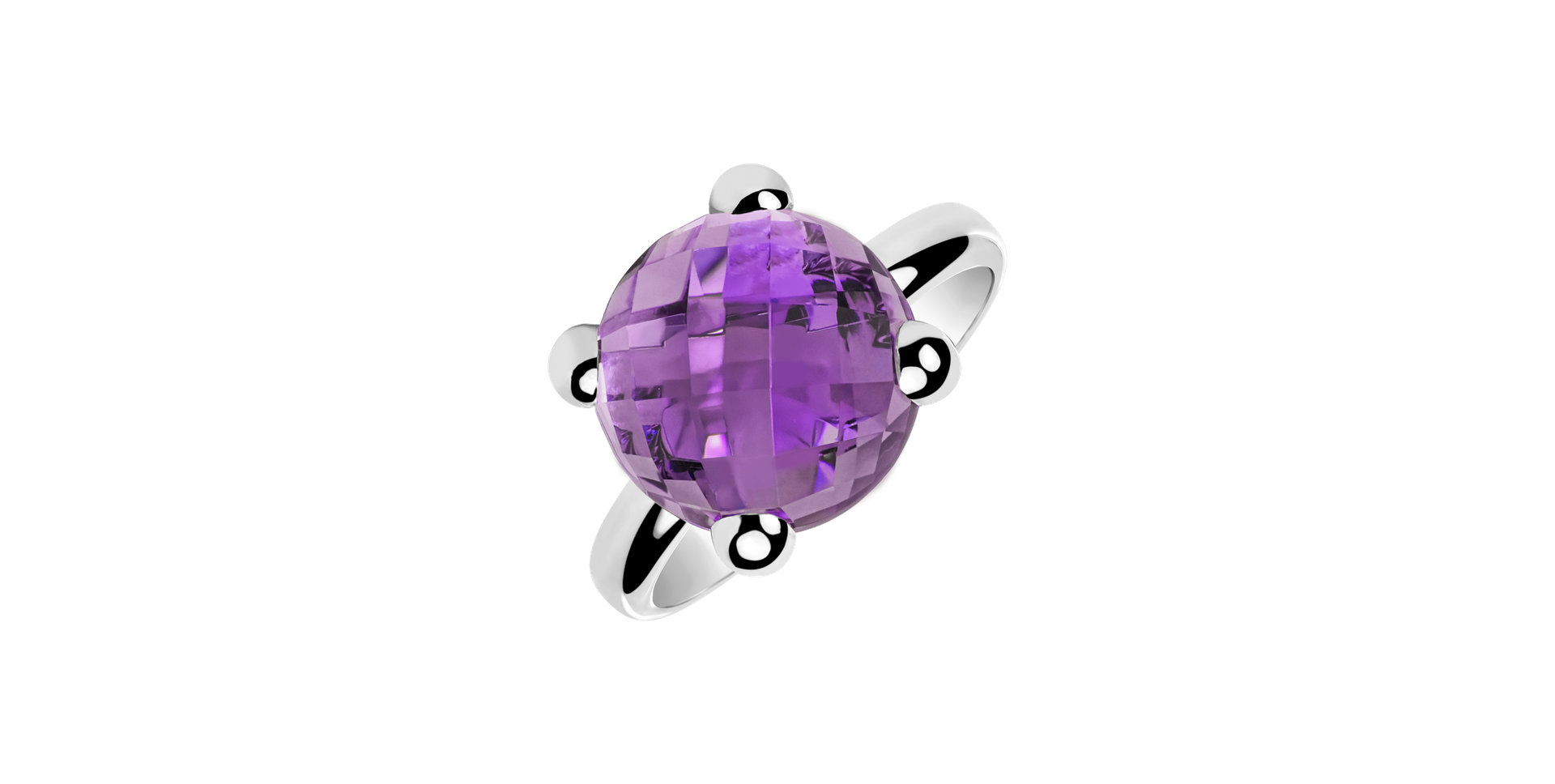 Ring with amethyst Caridad
