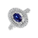 Diamond ring with Sapphire Evelynn2