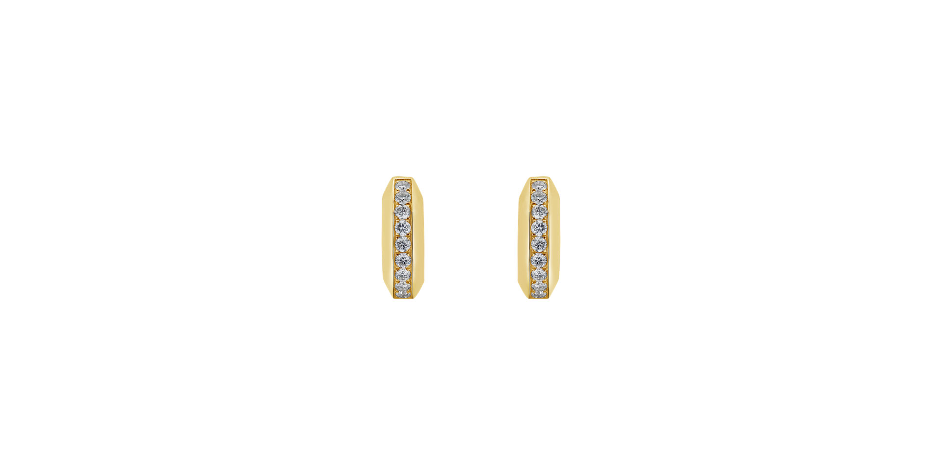 Diamond earrings The Edge Circles