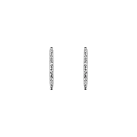 Diamond earrings Cirles of Snow