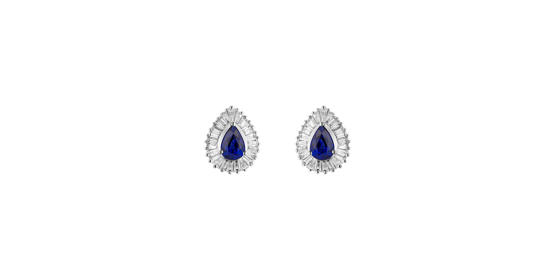 Diamond earrings with Sapphire Tryndamere