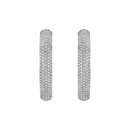 Diamond earrings Solid Luxury