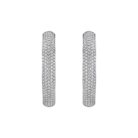 Diamond earrings Solid Luxury