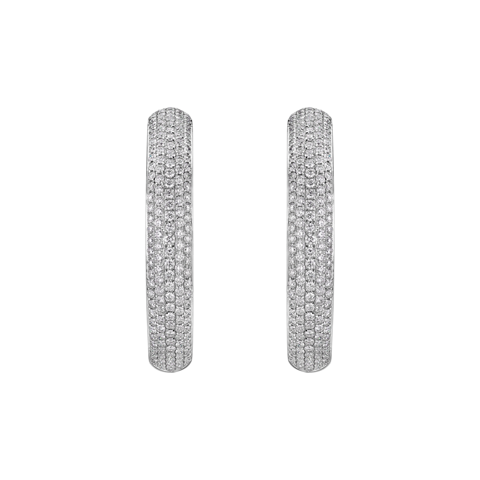 Diamond earrings Solid Luxury