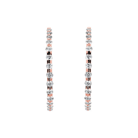 Diamond earrings Rose Nostalgia