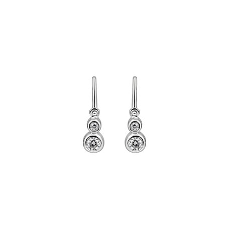 Children's diamond earrings Dots