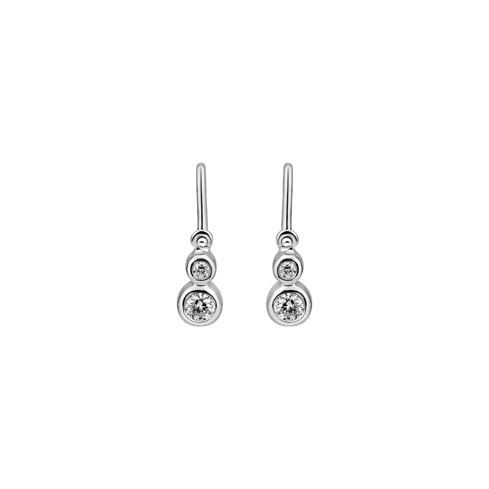 Children's diamond earrings Dots