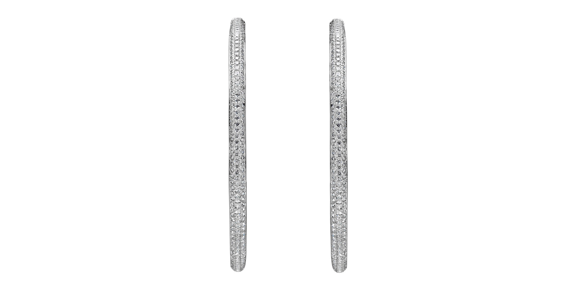 Diamond earrings Endless Circles