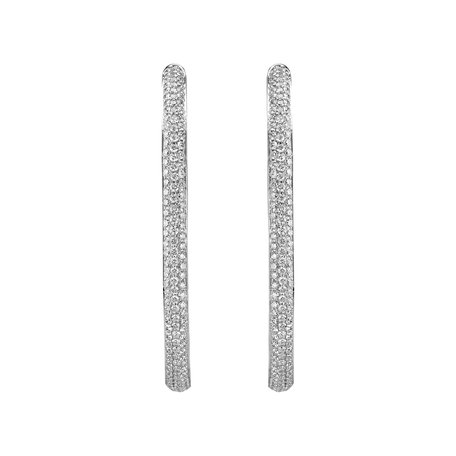 Diamond earrings Luxury Circles