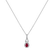 Diamond pendant with Ruby Coldarra2