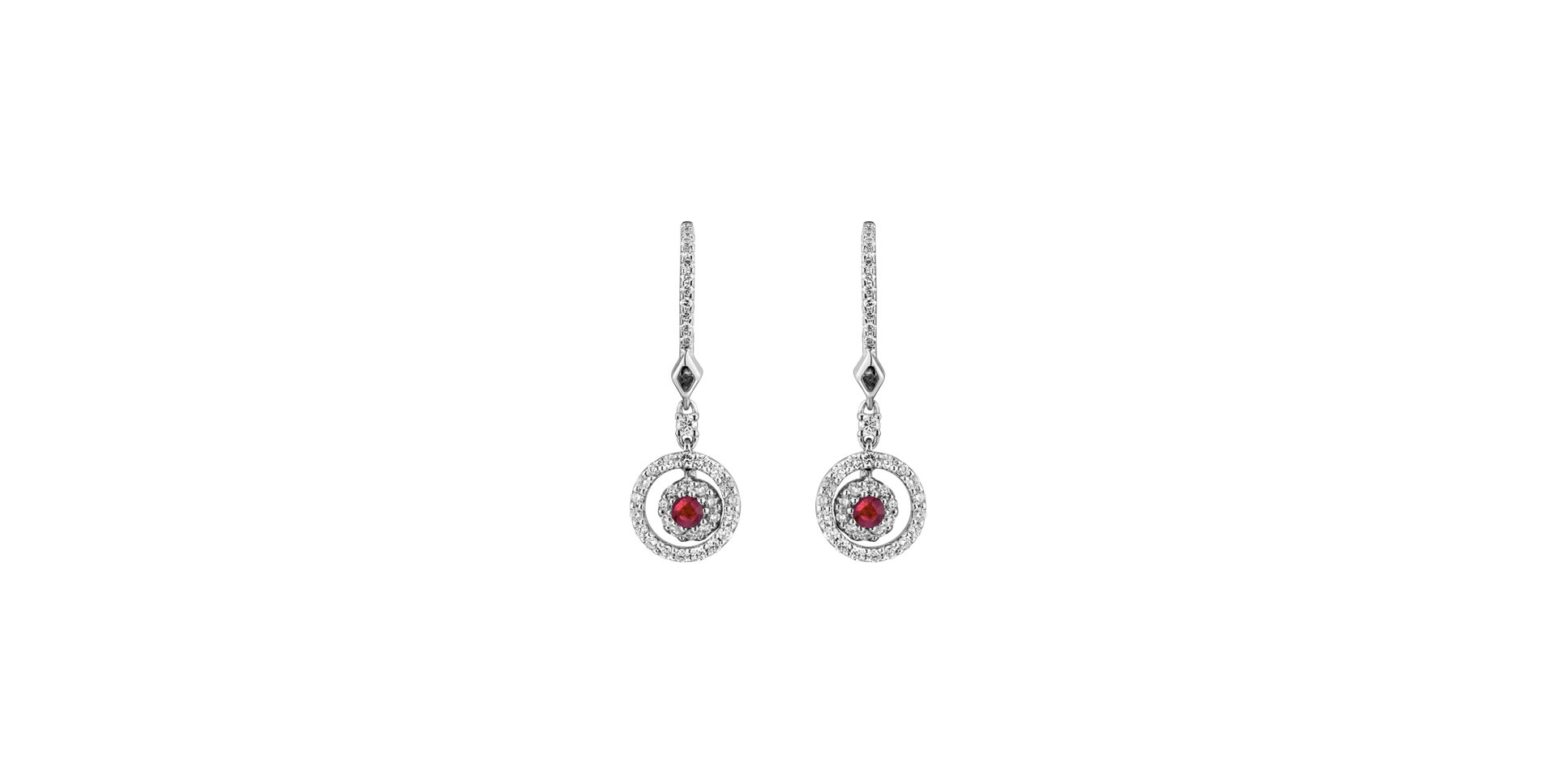 Diamond earrings and Ruby Rose Hope