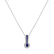 Diamond pendant with Sapphire Delaney2